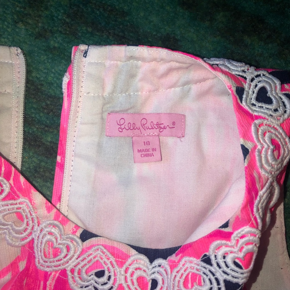 Lily Pulitzer pink flamingo girls summer dress - Picture 3 of 4